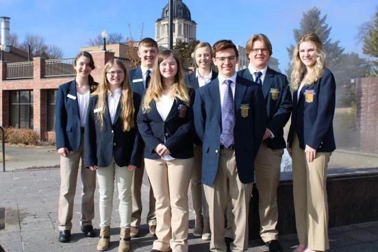 2020-2021 South Dakota FBLA State Officer Team