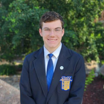 Tate Pew, South Dakota FBLA Treasurer, Milbank High School