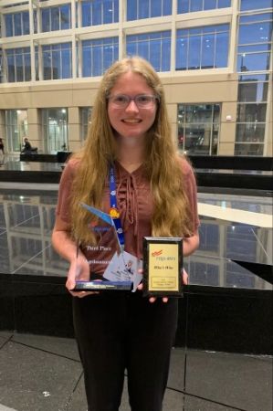 Megan Nash of Northwestern, South Dakota FBLA member, 2022 National Leadership Conference