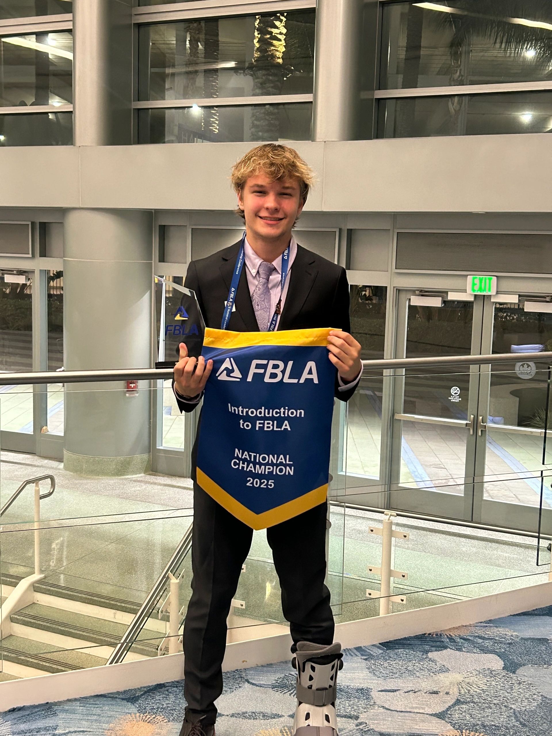 Rylan Wendland of Milbank, South Dakota FBLA member, 2025 National Leadership Conference