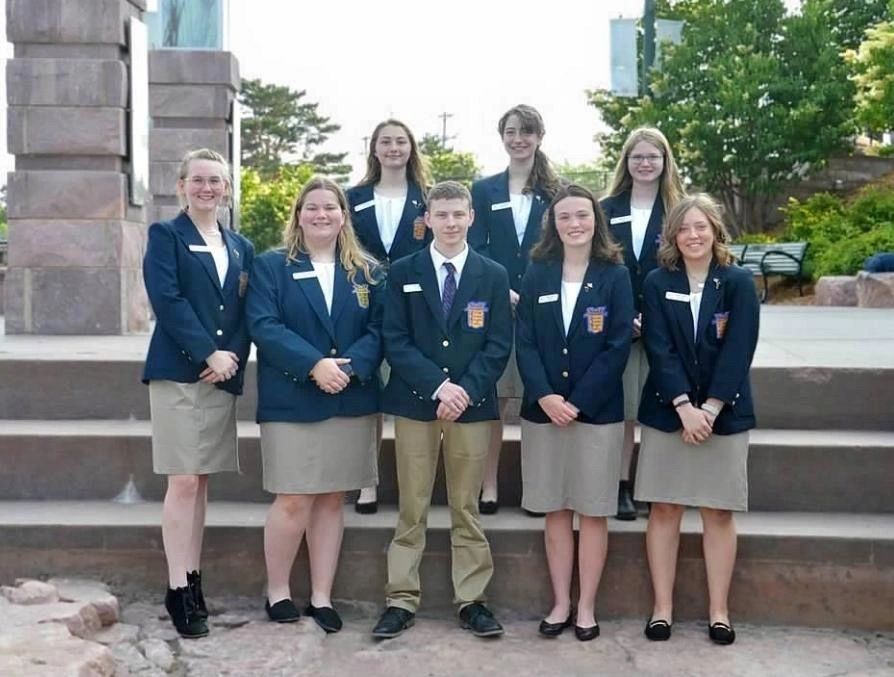 2021-2022 South Dakota FBLA State Officer Team
