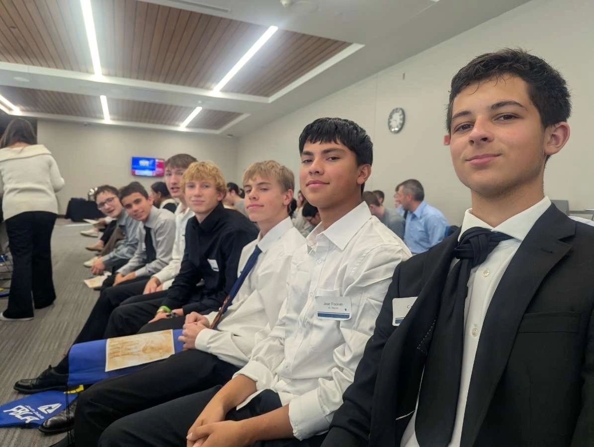 South Dakota FBLA: students seated at a conference session